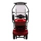 ΕΠΙΔΟΤΟΥΜΕΝΟ ΤΕΤΡΑΚΥΚΛΟ ΗΛΕΚΤΡΙΚΟ SCOOTER T408 QUATER RED ΜΕ ΣΚΕΠΑΣΤΡΟ