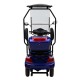 ΕΠΙΔΟΤΟΥΜΕΝΟ ΤΕΤΡΑΚΥΚΛΟ ΗΛΕΚΤΡΙΚΟ SCOOTER T408 QUATER BLUE ΜΕ ΣΚΕΠΑΣΤΡΟ