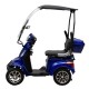ΕΠΙΔΟΤΟΥΜΕΝΟ ΤΕΤΡΑΚΥΚΛΟ ΗΛΕΚΤΡΙΚΟ SCOOTER T408 QUATER BLUE ΜΕ ΣΚΕΠΑΣΤΡΟ