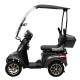 ΕΠΙΔΟΤΟΥΜΕΝΟ ΤΕΤΡΑΚΥΚΛΟ ΗΛΕΚΤΡΙΚΟ SCOOTER T408 QUATER GREY ΜΕ ΣΚΕΠΑΣΤΡΟ
