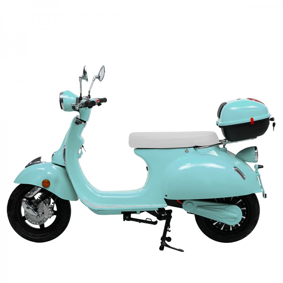 ΕΠΙΔΟΤΟΥΜΕΝΟ VINTAGE ELECTRIC SCOOTER BOLOGNIA EV4000 LIGHT BLUE 4500W