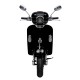 ΕΠΙΔΟΤΟΥΜΕΝΟ VINTAGE ELECTRIC SCOOTER BOLOGNIA EV4000 ΜΑΥΡΟ 4500W
