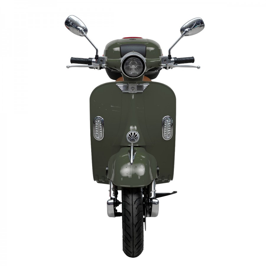 ΕΠΙΔΟΤΟΥΜΕΝΟ VINTAGE ELECTRIC SCOOTER BOLOGNIA EV4000 4500W OLIVE MATTE