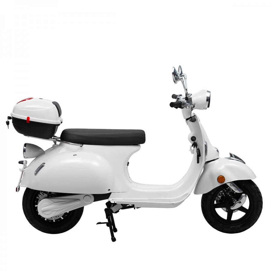 ΕΠΙΔΟΤΟΥΜΕΝΟ VINTAGE ELECTRIC SCOOTER BOLOGNIA EV4000 ΛΕΥΚΟ 4500W
