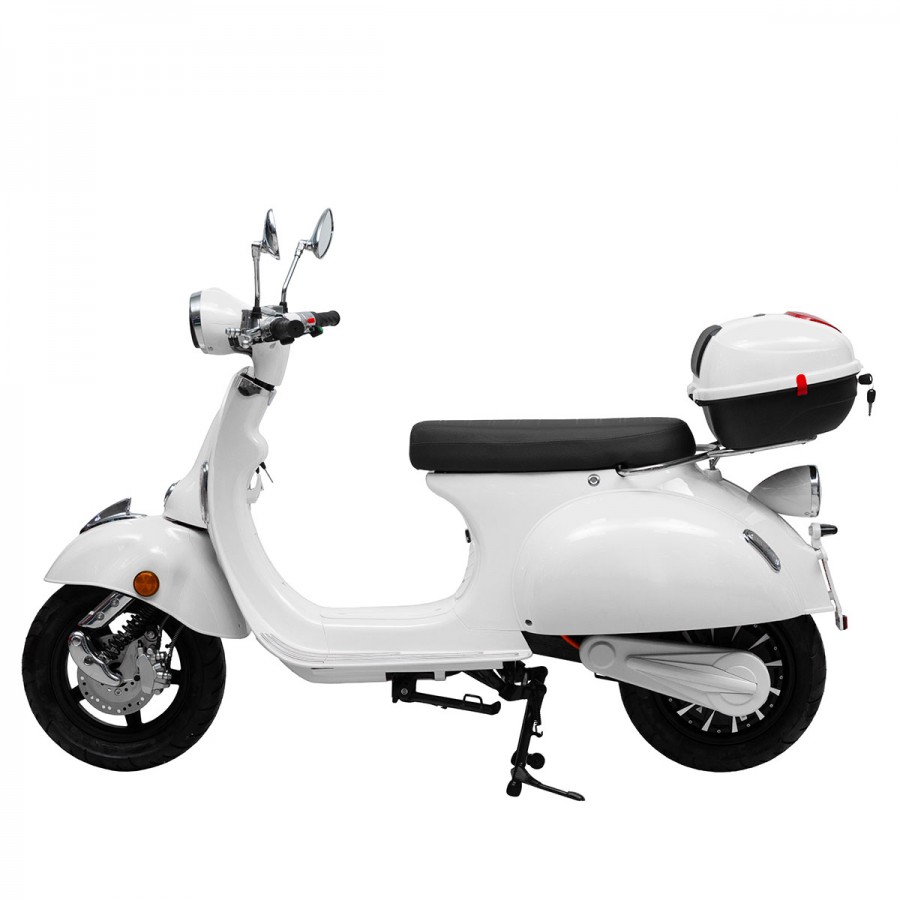 ΕΠΙΔΟΤΟΥΜΕΝΟ VINTAGE ELECTRIC SCOOTER BOLOGNIA EV4000 ΛΕΥΚΟ 4500W